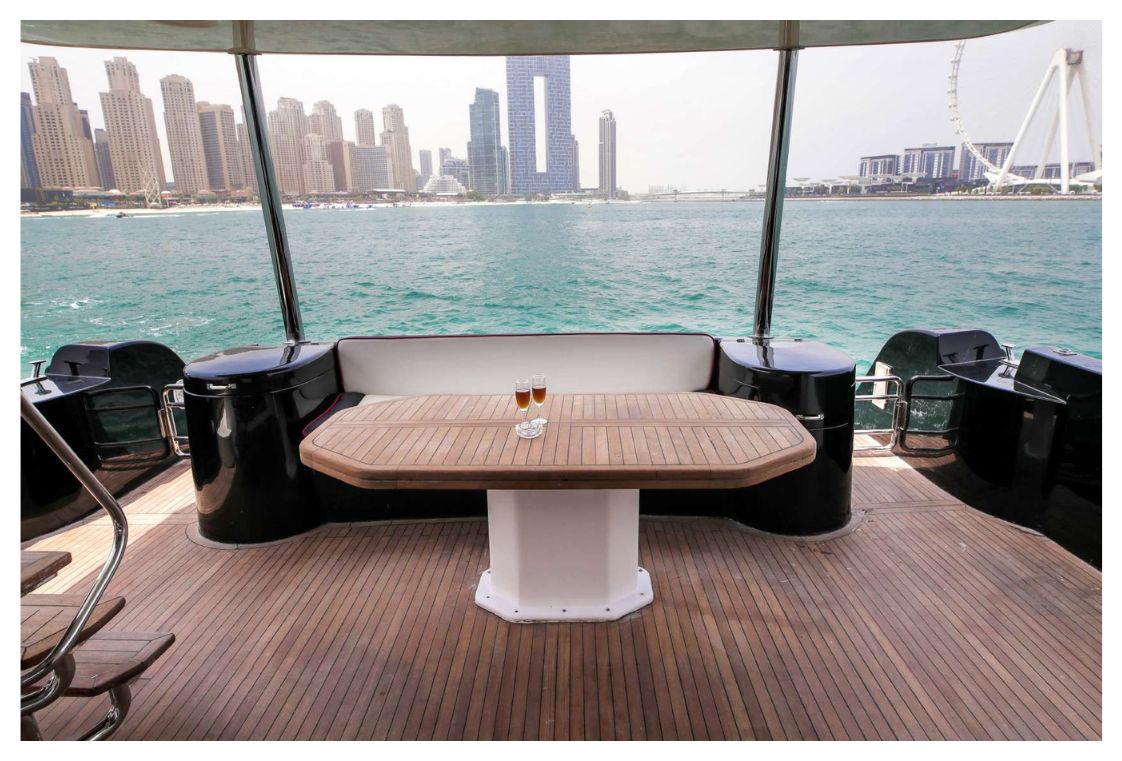 95ft yacht outer deck